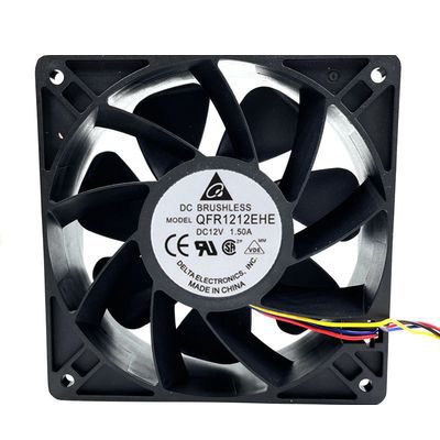 Original Delta QFR1212EHE Cooling Fan DC 12V 1.50A 4-Wires QFR1212EHE Fans